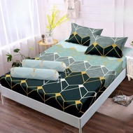 SPREI SET SARUNG BANTAL DAN SARUNG GULING MOTIF CLAUDIA BAHAN JENIS POLYMICRO ANTI LUNTUR