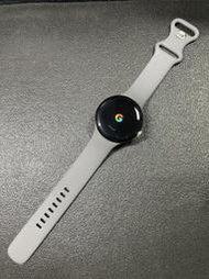 【有隻手機】Google Pixel Watch BT版 石墨黑(金屬銀不鏽鋼錶殼搭配石墨黑運動錶帶)-二手的