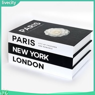 livecity|  Fake Book Safe Box Decorative Book Safe for Home Security Secret Book Safe Box Coin Bank 