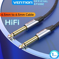 Vention 6.5mm Audio Cable 26AWG Hi-Fi Audio Male to Male 6.35mm Aux Cable Quality Microphone Electri