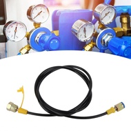 Hydraulic Pressure Test Hose  1.5m/4FT M16x2?1/4BSP 630Bar DN2 with Nylon PA Liner Aramid Fiber Rein