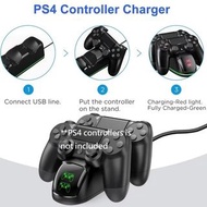 Dobe PS4 控制器充電站 TSV 快速雙充電底座無線充電器支架附 LED 指示燈 rttckp 1885 Dobe PS4 Controller Charging Station TSV Fas