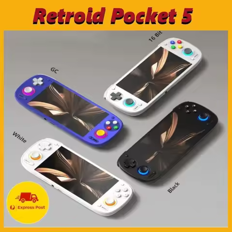 New Retroid Pocket 5 RP5 Portable Handheld Video Game Console 5000mAh SD865 Android 13 OS System for