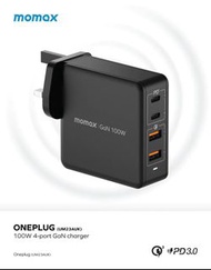 MOMAX ONE PLUG GaN 100W 四輸出快速充電器 [香港行貨]