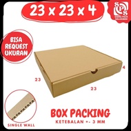 Cardboard 23x23x4 LD Brown | Pizza cardboard | Box 23x23x4| Cosmetic Packaging | Gift Zigma pack