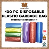 100 Pc Garbage Rubbish Plastic Disposable Bag Dustbin Dustbin Liners/ Bin Liner / Trash Bag