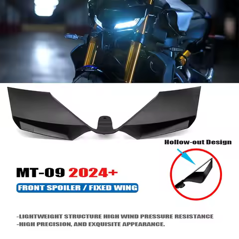 For YAMAHA MT-09 2024-2026 Wing Downforce Naked Frontal Spoilers MT09 2024 2025 2026 Hollow-out desi