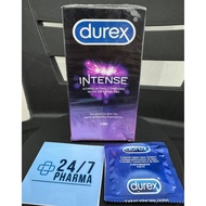 (1 Piece) Durex Intense Stimulating with desirex gel Extra Safe Condoms Condom Kondom Lelaki 安全套 避孕套