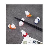 HoppiRest Cute Chopstick Stand – Cute and Sweet Ceramic Rabbit Chopstick Stand