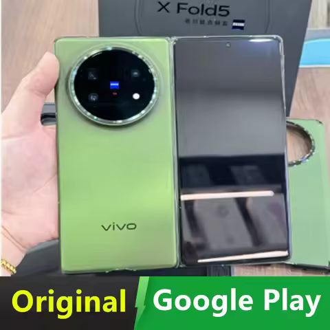 Original Vivo X Fold 5 Mobile Phone 6.53" 8.03" Dual 120Hz AMOLED 6000mAh 80W Fast Charge Snapdragon