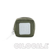 CILOCALA - 亮彩尼龍防潑水可扣式零錢包-橄欖綠