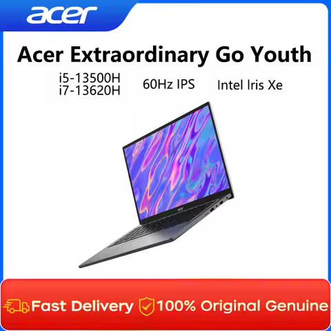 2024 Acer Extraordinary Go Youth Laptop 14 Inch 60Hz IPS Screen Notebook i5-13500H 16GB 1TB Intel lr