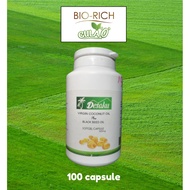 Minyak Kelapa Dara Kapsul Virgin Coconut Oil S Capsule Biorich Gula O