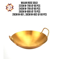 Rose Gold 22CM Frying Pan / Non-Stick Frying Pan with Handle / Premium Thick Frying Pan