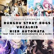 Bungou Stray Dogs BSD, NieR:Automata, Nier, Rimuru - Doujin Keychains (Ruby's Cosplay Shop)