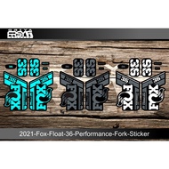 Decal Sticker 2021 Fox 36 performance Fork Sticker for MTB MTB Accessories