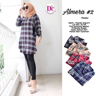 Kemeja Flanel Almera Tunik LD 120 by DC fashion Solo