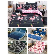 JS Soft Fabric Solo Queen Size Fitted Canadian Bedsheet Fully Garterized Bedsheet Only (60x80x8Cm)