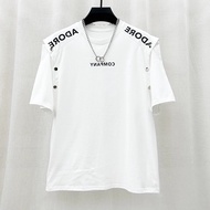 Fake two-Piece T-Shirt Fake two T-shirts Detachable Stitching Short-Sleeved Vest T-Shirt Men oversiz