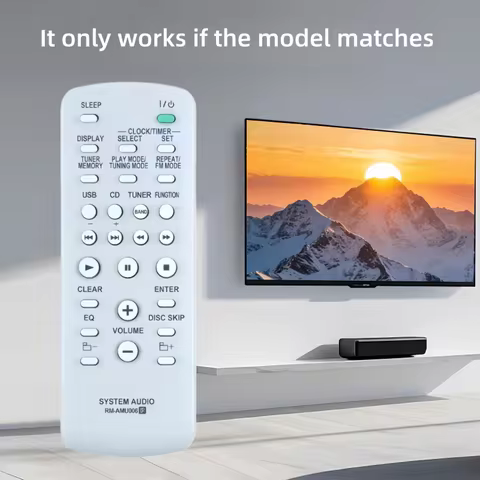 New RM-AMU006 Remote Control For Sony AV Receiver FST-ZUX9 FST-ZUX999 FST-ZX6