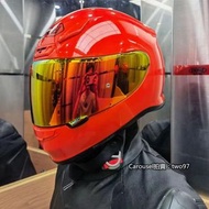 SHOEI Z7猛紅色安全帽機車頭盔全罩覆蓋式全盔摩托防摔保護帽男女情侶四季騎士公路重機騎乘賽車跑盔雙D扣高速降噪·代購