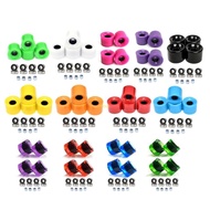 youn Cruising Wheel with Bearings and Spacers Longboards Wheels PU Wheel Replacement