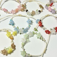 Forget me Not Bracelet | Flower Rope With Nuts