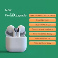 Mini Pro 4 Bluetooth Earphone TWS Wireless Headphones Sport Headset Earbuds with Pro 4 Case and Meta