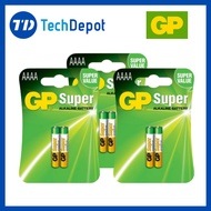 [Bundle of 3] GP Super Alkaline Battery AAAA 2PCS/CARD×3