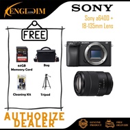 Sony Alpha a6400 Mirrorless Digital Camera with E 18-135mm Lens (SONY MALAYSIA 2 YEARS WARRANTY)