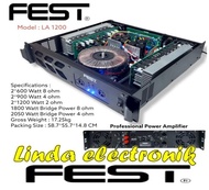 power amplifier fest la1200 FEST LA 1200 ORIGINAL