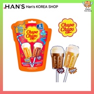 [Chupa Chups] 6 pieces Fizzy Lollipops 90g (Coke/Orange) Fizzy Drinks Candy