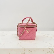 莉亞精品♡Chanel 粉色小盒子 二手美包