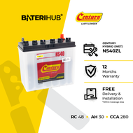 [ FREE INSTALLATION ] Bateri Kereta NS40ZL | Century Hybrid WET | Car Battery | Perodua Kancil Kelis