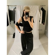 I'Aura Pre-Order | Lazy Casual Bud Casual Pants Three-Piece Set _ W10785