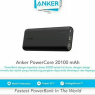 Anker PowerCore 20100 mAh power bank 20100mAh [ A1271H12 ] Quick 3.0