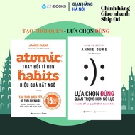 Book - Combo Atomic Habit & The Right Choice Is More Important Than Effort – Saigonbooks and the Sou