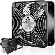 GDSTIME AXIAL Fan 20060, 110V 120V AC 200mm x 200mm x 60mm Heavy Duty Industrial Fan, for DIY Coolin