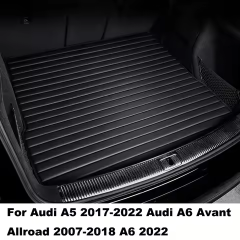 Stripe Custom Style Car Trunk Mats for Audi A5 2017-2022 Audi A6 Avant Allroad 2007-2018 Audi A6 202