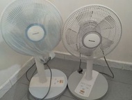 Panasonic 座枱+座地風扇2把