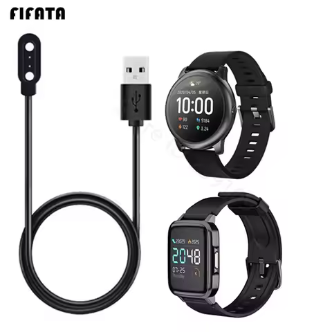 FIFATA USB Charging Cable For Xiaomi Haylou Solar LS05 Smart Watch Fast Charger For Haylou Solar LS0