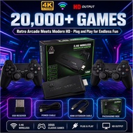 4K Retro Gaming Stick for TV, Dual Wireless Controllers Perfect for Family Parent-Child Gaming