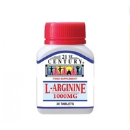 21st Century L-Arginine 1000mg (30 Tablets)