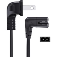 Kabel Kuasa TV 10FT untuk TV LG 24" 28" 32" 40" 43" 48" 49" 50" 55" 60" 65" 75" 80" 85" Inci, 90 Dar