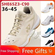 Yonex Power Cushion 65Z3 C-90 Natural Badminton Shoes For Men Women high quality Badminton Shoes