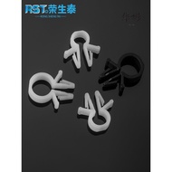 Pin Type Cable Tie Holder Airplane Head Shape Cable Tie Buckle Circuit Board Plug-In Type Cable Orga