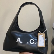 France NEW A.P.C. Hot Selling Apc Mens And Womens Pu Leather Casual Shoulder Bag Tote Bag Canvas Bag