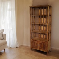 【吉迪市100%全柚木家具】UNC1-37 柚木開放式收納層櫃/抽屜櫃