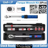 High-precision 3/8"Ratchet Torque Wrench Bicycle Spark Plug Torque Preset Adjustable Torque Wrench