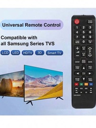 1 Pieza Control Remoto Universal Aa59-00602a Para Televisores Samsung Smart Tv, Led, Lcd, Qled, Suhd, Uhd, 4k Y 3d